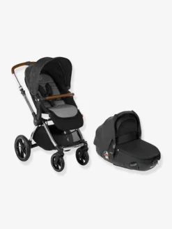 Combiné Trio Poussette Kawai + Nacelle Micro + Siège-auto Groupe 0+ Koos ISize R1 Collection 2022 JANE Noir (cold Black) - Jane -Linge De Lit Enfant Boutique combine trio poussette kawai nacelle micro siege auto groupe 0 koos isize r1 collection 2022 jane 2
