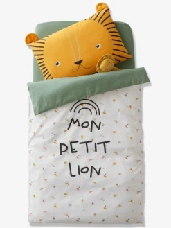Drap Housse Bébé AMAZONIE Tilleul Foncé - Vertbaudet -Linge De Lit Enfant Boutique drap housse bebe amazonie 1