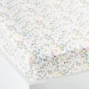 Drap-housse Bébé FLEURETTES Ecru / Multico - Vertbaudet