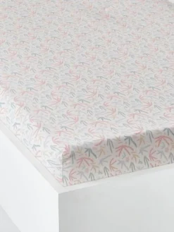 Drap-housse Enfant OCÉANE écru / Multicolore - Vertbaudet