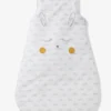 Gigoteuse Sans Manches LAPIN Blanc Motifs Gris - Vertbaudet