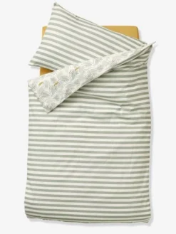 Housse De Couette Bébé TREK Oeko-Tex® Blanc Imprimé - Vertbaudet -Linge De Lit Enfant Boutique housse de couette bebe trek oeko tex 1