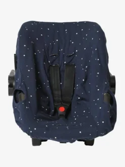 Housse élastiquée Pour Siège Coque 0+ Marine Imprimé étoiles - Vertbaudet -Linge De Lit Enfant Boutique housse elastiquee pour siege coque 0 3