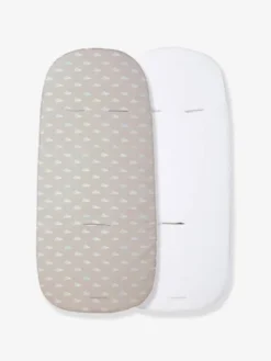 Lot De 2 Housses De Protection VERTBAUDET Pour Matelas De Nacelle Assorties - Vertbaudet