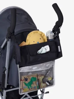 Organisateur De Poussette Gris Clair - Vertbaudet -Linge De Lit Enfant Boutique organisateur de poussette 3