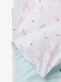 Parure Caradou "facile à Border" Sans Couette LICORNES MAGIQUES Rose - Vertbaudet -Linge De Lit Enfant Boutique parure caradou facile a border sans couette licornes magiques 2