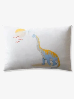 Parure Enfant JURASSIC CAMP Oeko-Tex® Blanc Imprimé - Vertbaudet -Linge De Lit Enfant Boutique parure enfant jurassic camp oeko tex 5