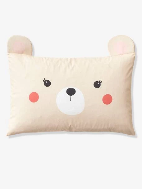 Parure Housse De Couette + Taie D'oreiller Enfant En Coton Bio* NATURE SAUVAGE Bleu - Vertbaudet 4 Parure Housse De Couette + Taie D'oreiller Enfant En Coton Bio* NATURE SAUVAGE Bleu - Vertbaudet – Image 4