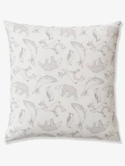 Parure Housse De Couette + Taie D'oreiller Enfant En Coton Bio* Ô MA BANQUISE Marine / écru - Vertbaudet -Linge De Lit Enfant Boutique parure housse de couette taie doreiller enfant en coton bio o ma banquise 2