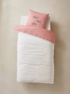 Parure Housse De Couette + Taie D'oreiller Enfant ENTRECHAT Rose - Vertbaudet 10 Parure Housse De Couette + Taie D'oreiller Enfant ENTRECHAT Rose - Vertbaudet -Linge De Lit Enfant Boutique parure housse de couette taie doreiller enfant entrechat 4