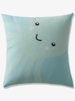 Parure Housse De Couette + Taie D'oreiller Enfant FONDS MARINS Bleu - Vertbaudet 5 Parure Housse De Couette + Taie D'oreiller Enfant FONDS MARINS Bleu - Vertbaudet -Linge De Lit Enfant Boutique parure housse de couette taie doreiller enfant fonds marins 1