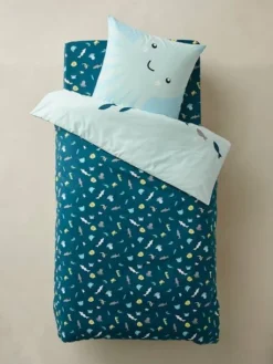 Parure Housse De Couette + Taie D'oreiller Enfant FONDS MARINS Bleu - Vertbaudet 7 Parure Housse De Couette + Taie D'oreiller Enfant FONDS MARINS Bleu - Vertbaudet -Linge De Lit Enfant Boutique parure housse de couette taie doreiller enfant fonds marins 3