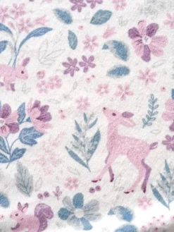 Plaid En Velours VICTORIA Prune - Vertbaudet -Linge De Lit Enfant Boutique plaid en velours victoria 3