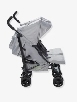 Poussette-canne Double Vertbaudet CityA2 Gris Clair - Vertbaudet -Linge De Lit Enfant Boutique poussette canne double vertbaudet citya2 2