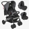 Poussette Combinée Vertbaudet Triocity II Gris Chiné - Vertbaudet
