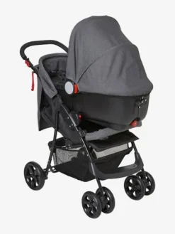 Poussette Combinée Vertbaudet Triocity II Gris Chiné - Vertbaudet -Linge De Lit Enfant Boutique poussette combinee vertbaudet triocity ii 3