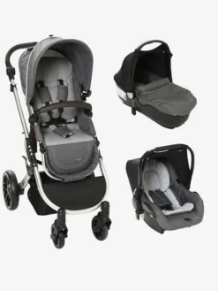 Poussette Combinée VERTBAUDET Urban III Gris Chiné - Vertbaudet