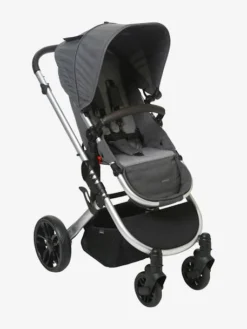 Poussette Réversible Combinée Vertbaudet Bicity+ Gris Aluminium - Vertbaudet -Linge De Lit Enfant Boutique poussette reversible combinee vertbaudet bicity 2