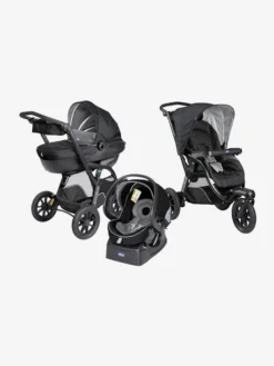 Poussette Trio Activ3 Top CHICCO Jet Black - Chicco -Linge De Lit Enfant Boutique poussette trio activ3 top chicco 5
