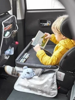 Tablette De Voyage Gris Clair - Vertbaudet -Linge De Lit Enfant Boutique tablette de voyage 3