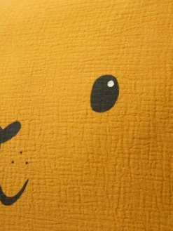 Taie D'oreille Bébé En Gaze De Coton Tigre HANOÏ Jaune Moyen Uni Avec Decor - Vertbaudet 5 Taie D'oreille Bébé En Gaze De Coton Tigre HANOÏ Jaune Moyen Uni Avec Decor - Vertbaudet -Linge De Lit Enfant Boutique taie doreille bebe en gaze de coton tigre hanoi 2
