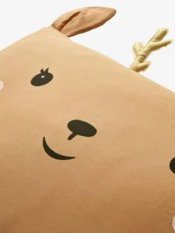 Taie D'oreiller Bébé Biche GREEN FOREST Beige - Vertbaudet -Linge De Lit Enfant Boutique taie doreiller bebe biche green forest 3