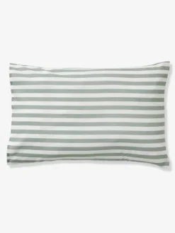 Taie D'oreiller Bébé TREK Oeko-Tex® Blanc Imprimé - Vertbaudet -Linge De Lit Enfant Boutique taie doreiller bebe trek oeko tex 1