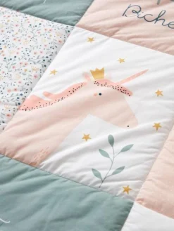 Tapis De Sol Patchwork FORET ENCHANTEE Rose / Multicolore - Vertbaudet 10 Tapis De Sol Patchwork FORET ENCHANTEE Rose / Multicolore - Vertbaudet -Linge De Lit Enfant Boutique tapis de sol patchwork foret enchantee 4