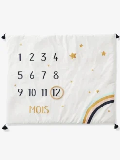 Tapis Photo Bébé Ivoire - Vertbaudet -Linge De Lit Enfant Boutique tapis photo bebe 2