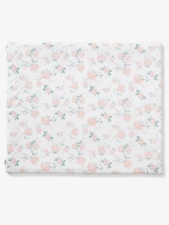 Tapis Photo Bébé EAU DE ROSE écru / Rose - Vertbaudet -Linge De Lit Enfant Boutique tapis photo bebe eau de rose 1