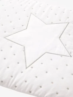 Tour De Lit PLUIE D'ETOILES Blanc - Vertbaudet -Linge De Lit Enfant Boutique tour de lit pluie detoiles 1